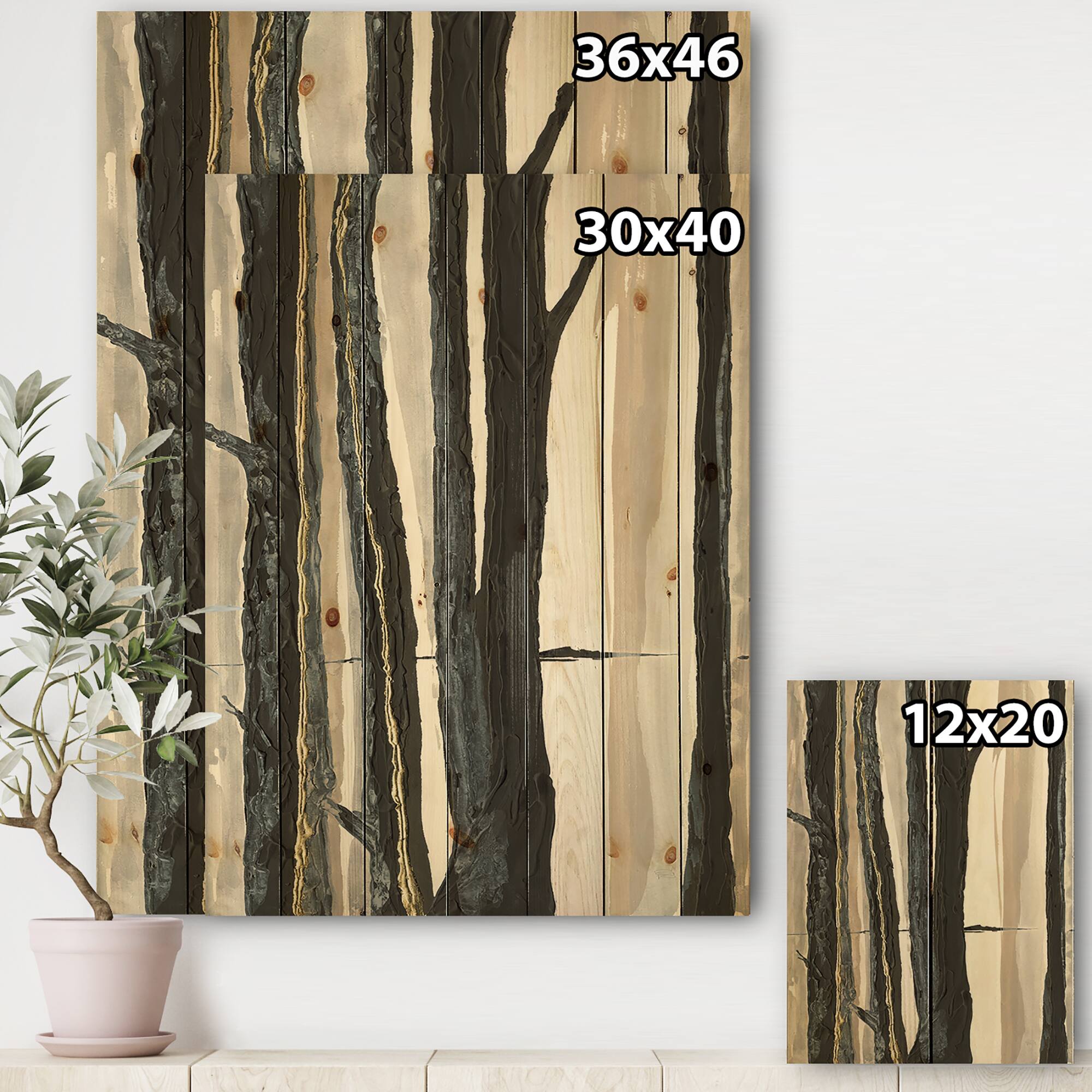 Designart - Forest Silhouette II